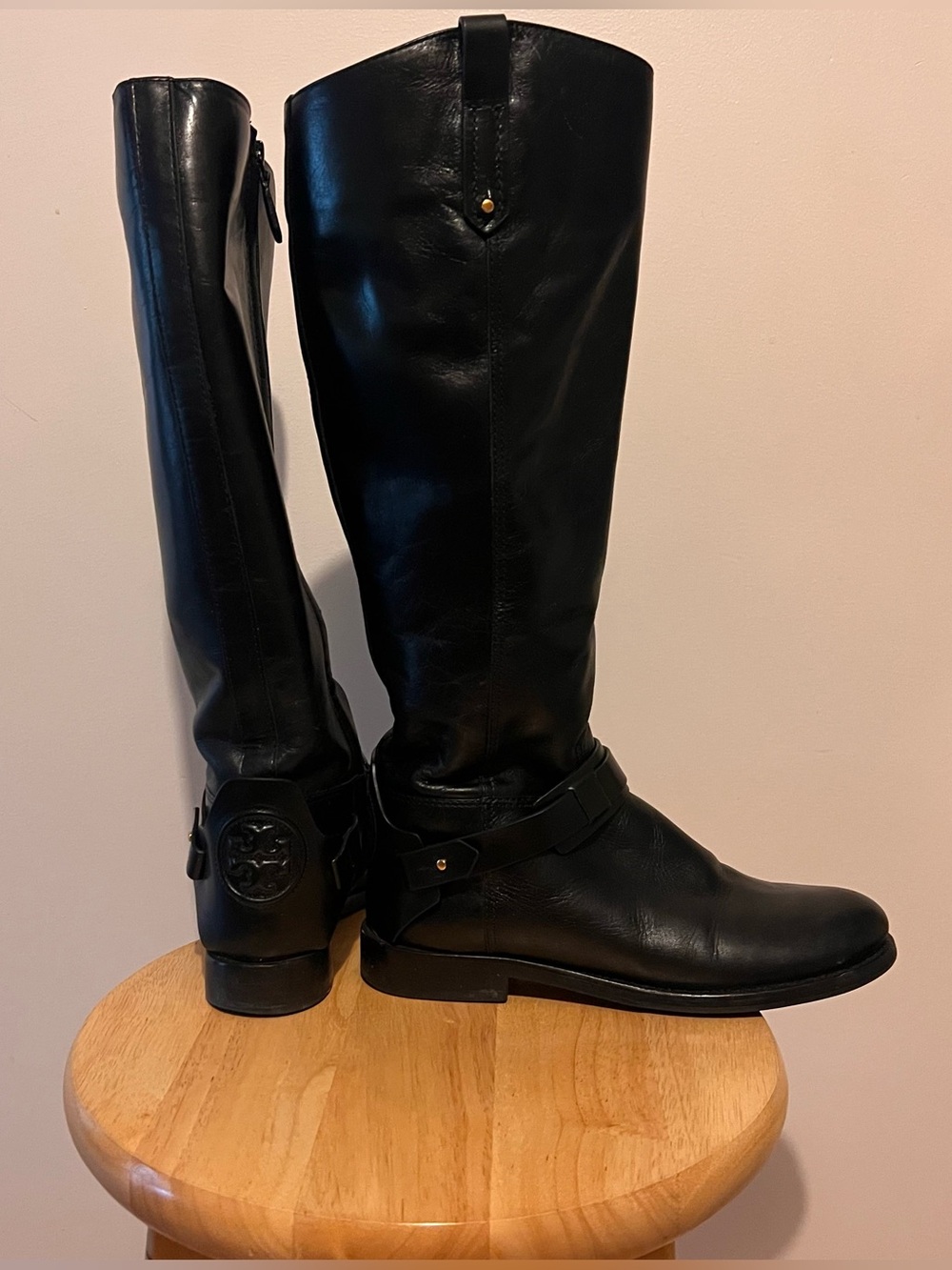Tory Burch Colton Riding Boot Galleon Leather
